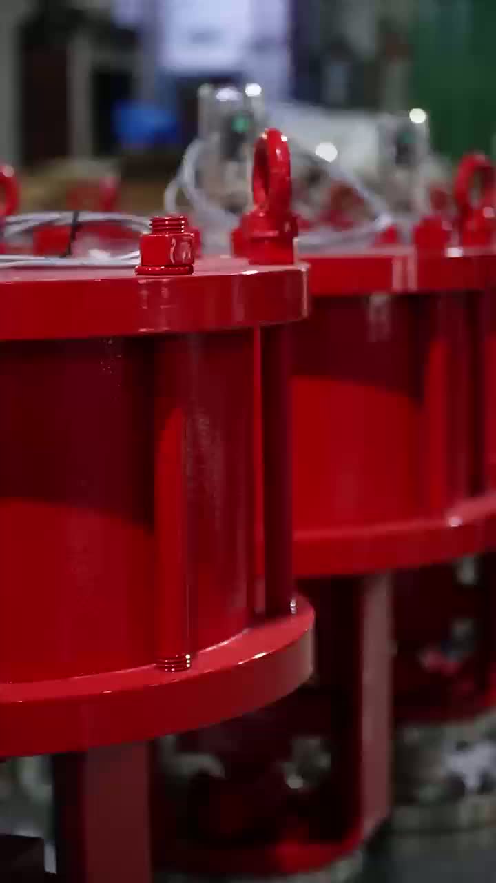 정밀 공압 액추에이터 데모: 고토크 밸브 작동