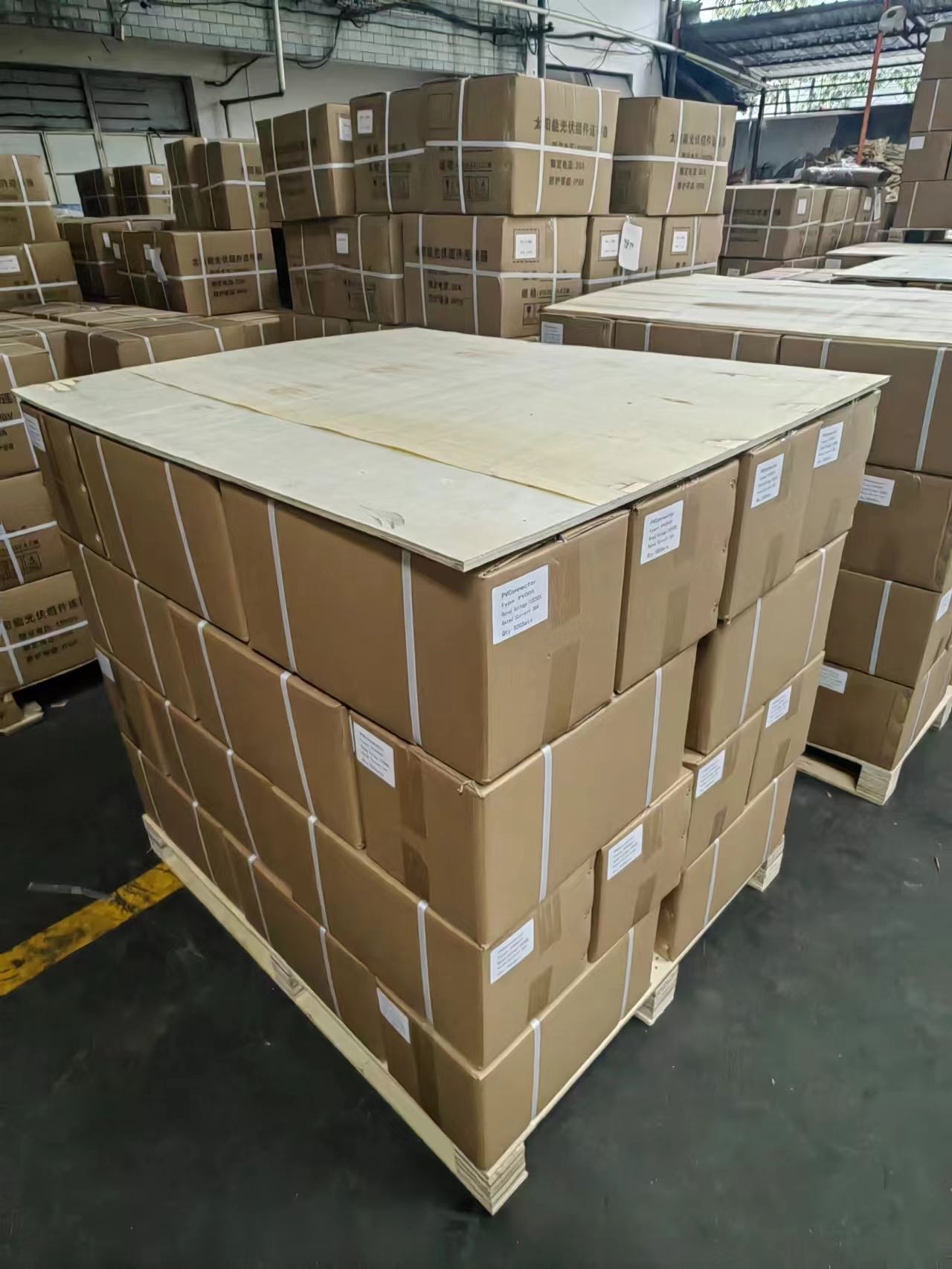 PV connector shipment