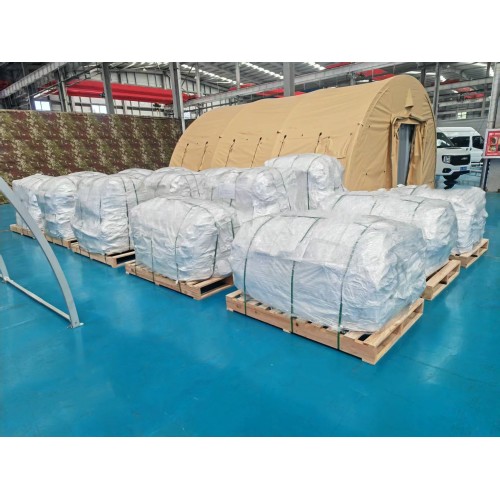 Twenty-Five Pallets of Inflatable Tents to be shipped