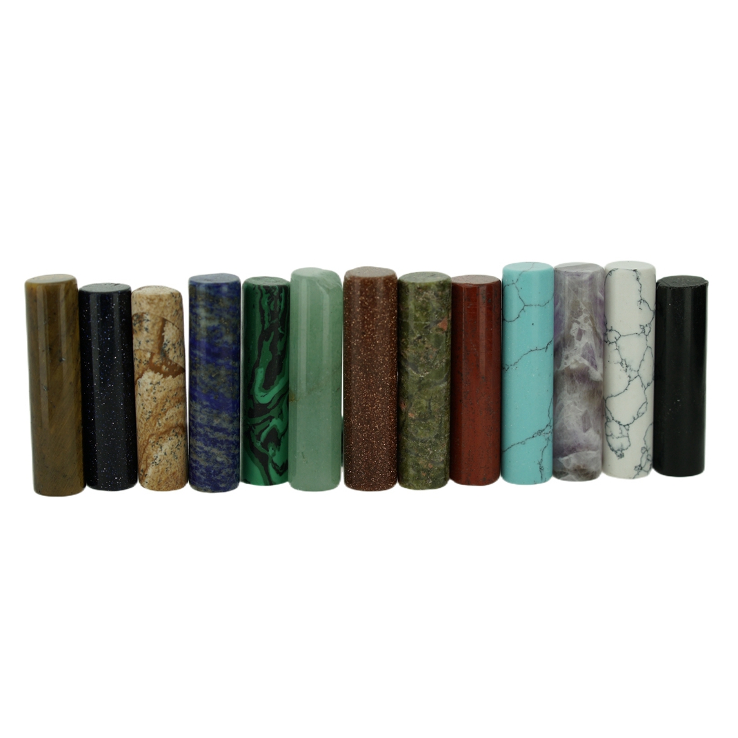 Gemstone Cylinder 10x40mm (2)