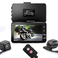 720P 3 inch Dual Lens Motorcycle DVR Camera Recorder1