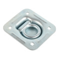 Truck Trailer Steel Zinc Bolt-on Recessed Lashing D-Ring Tie Down1