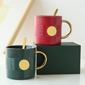 Custom Logo Wholesale Matte Ceramic Mugs 15-16 oz for Office and Home1