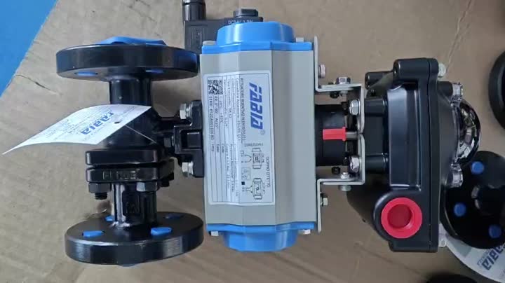 Van bi mặt bích khí nén