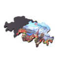 Igor China Factory: Offering Attractive 3D Travel Souvenirs in Silver and Gold Foil Design for Refrigerators and Fridge Magnets at Competitive Prices1