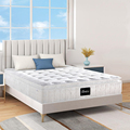 White Flannel Memory Foam Queen Size Pocket Spring Mattress1