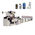 Hot Sale Automatic Aerosol Tin Can Production Line / Aerosol Metal Spray Can Body Making Machine1