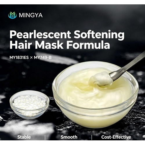 Pearlescent Hair Mask Formula with Cationic Conditioner