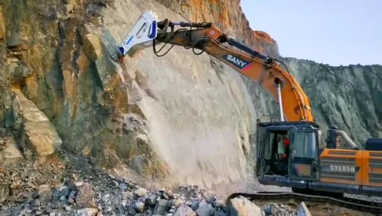 STB Hydraulic Breaker Applied to Excavator1