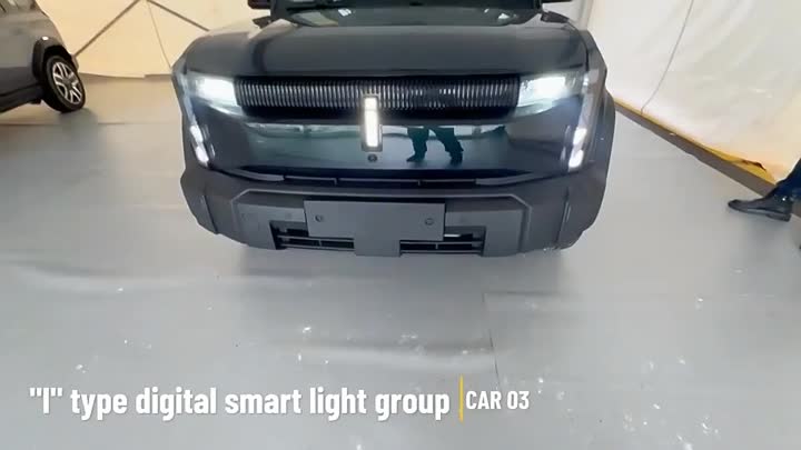 سيارة كهربائية على الطرق الوعرة chery icar 03