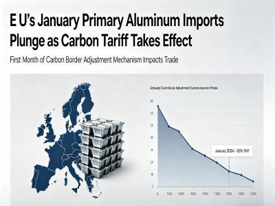 יבוא האלומיניום לאיחוד האירופי ירד ב-83% לאחר יישום CBAM