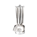 7-Piece Gold 201 Stainless Steel Eco-Friendly Kitchen Utensil Set: Durable and Sustainable Cooking Tools1