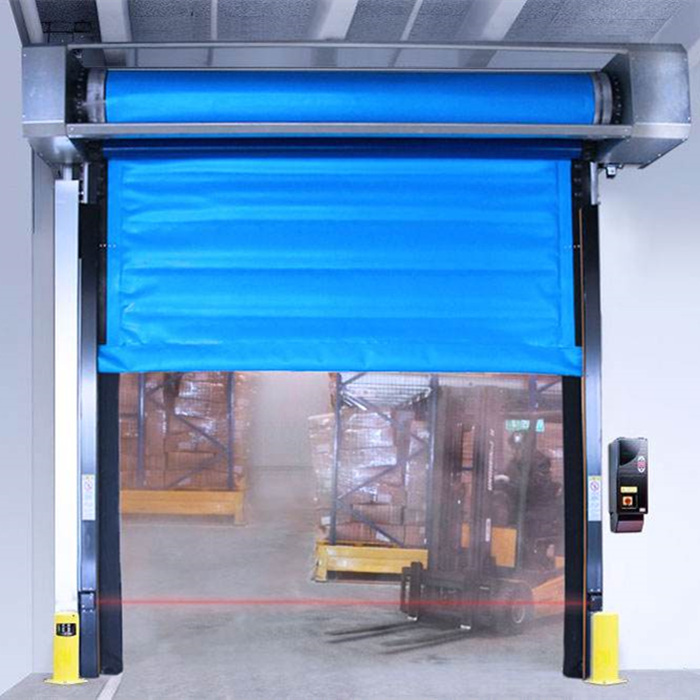 Cold storage insulated high speed rolling door