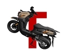 Electric Family Motorcycle: 3-Speed Pedal Transmission, Anti-Theft System, Extended Range up to 100km1