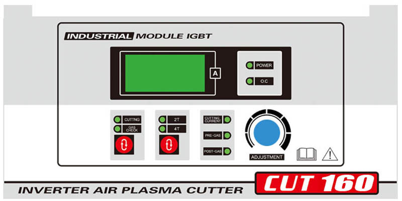 invert plasma cutter digital display