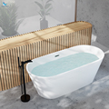 Foshan Quality 1.8m Luxury Modern Oval Acrylic Freestanding Bathtub1