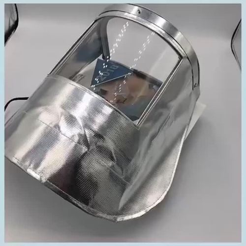 high temperature face shield
