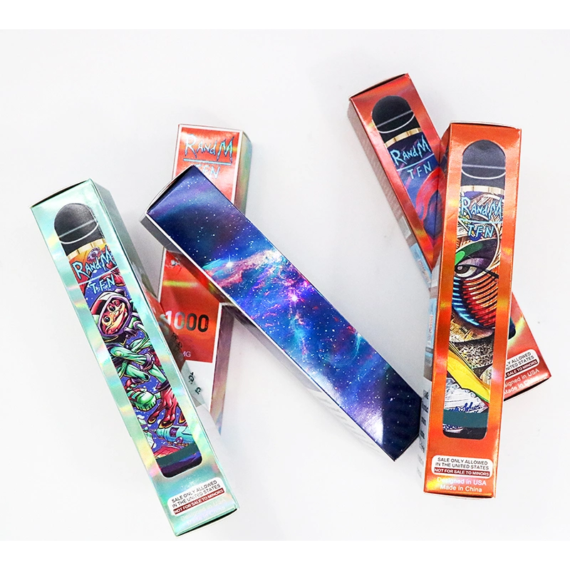 10 Colors 550 mAh Battery Life 1000 Puffs R and M Tfn Vape Pod Disposable Device Pen R and M Tfn Disposable