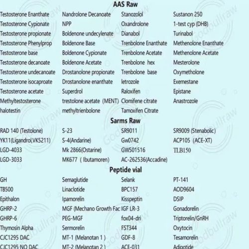We sell all kinds of peptides and nootropics and apis.