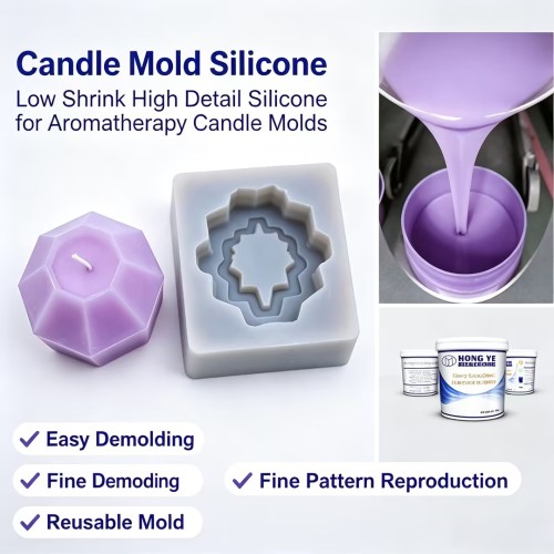 Aromatherapy Candle Mold Silicone: High Detail & Easy Demolding Liquid Silicone for Handmade Candle Molding