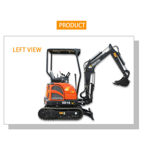 Excavator Machine SD18U Hydraulic Electric Small Micro Crawler Bagger Digger Mini Excavators