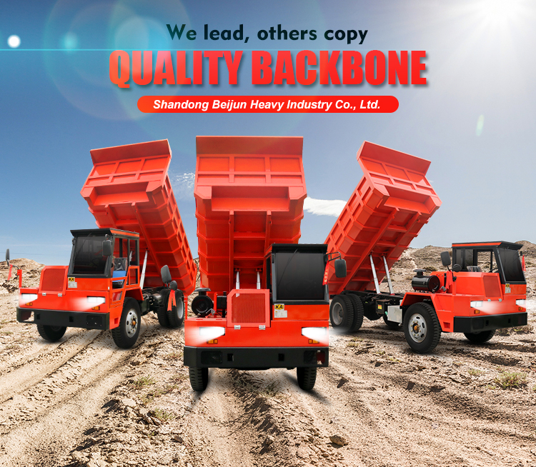 Dump Truck Wheels Hydraulic Underground Mining Dumper Truck, High
