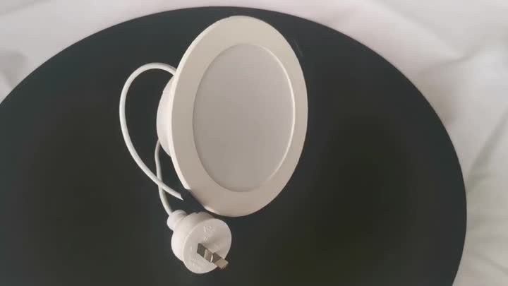 LED Round Downlight SAA 3color dial code with plug