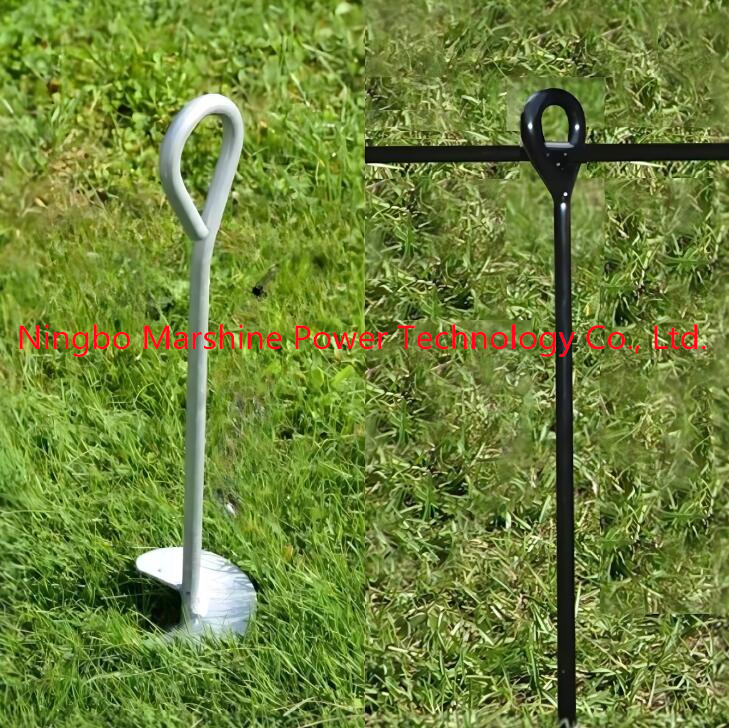 earth auger anchor