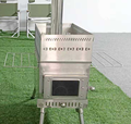 Portable Outdoor Aluminum Alloy Furnace with Window: A Versatile Firewood Burning Stove for Saunas, Camping, and Tent Heating1