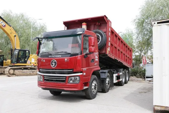 Kecekapan Muatan Tinggi Shacman 8X4 400HP 19cbm Trak Sampah untuk Serpihan Tapak Binaan Berskala Besar1