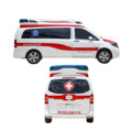 2024 ABS Interior Monitoring Mobile Medical Ambulance Car Vito for Export1
