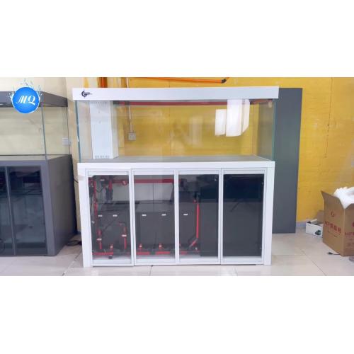 Tangki kaca transparan putih 15s gading