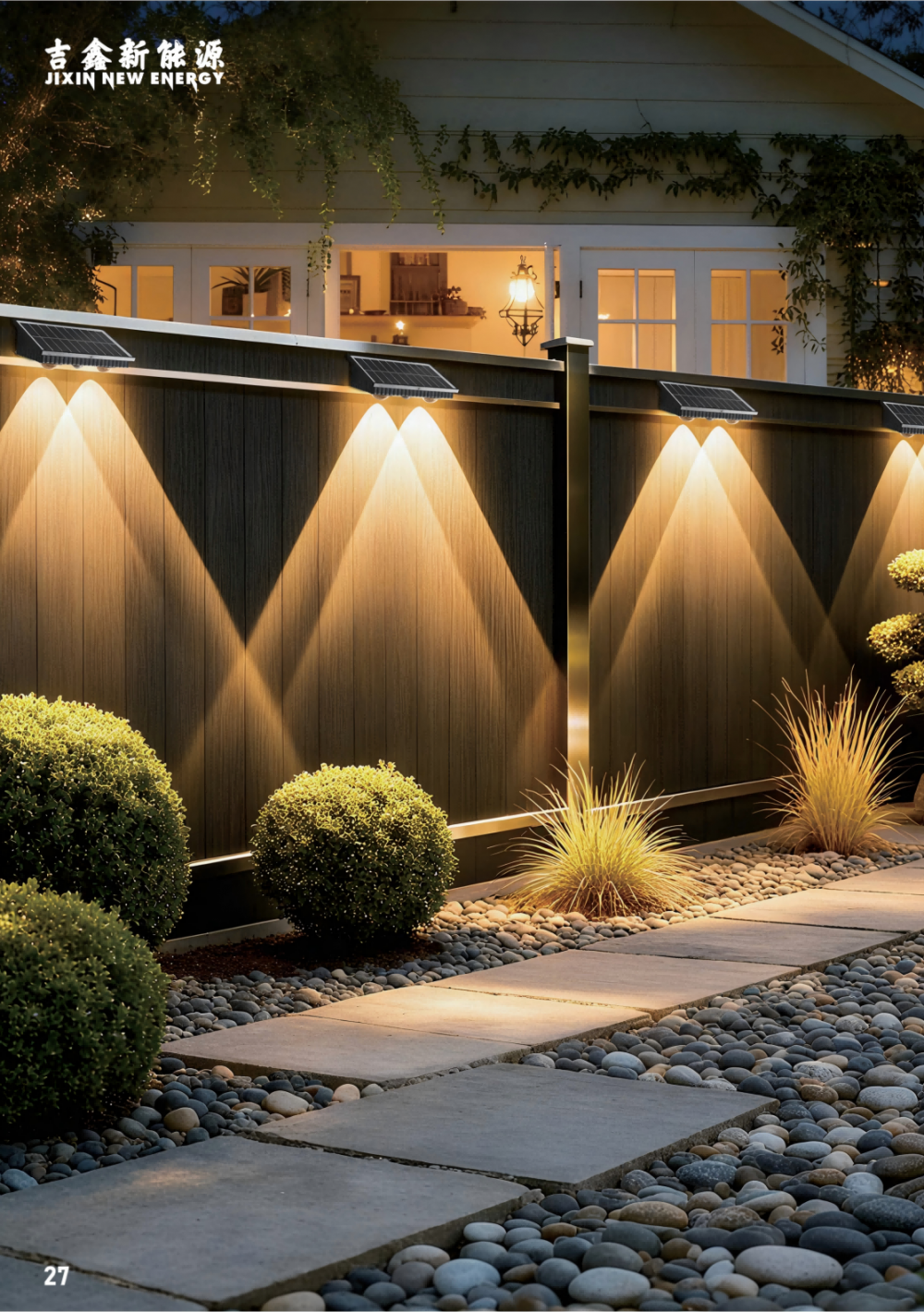 Trihedral luminescence wall lamp