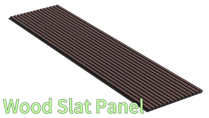 Acoustic wood wall panel minimalist