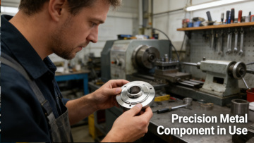 Industrial Grade Precision Machined Flange Component