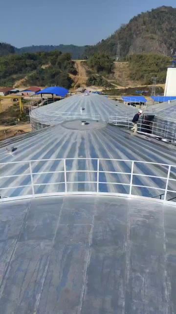 Waterproof performance test of silo roof