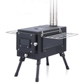 Portable Wood Stove for Outdoor Stainless Steel BBQ during Self-driving Tours1
