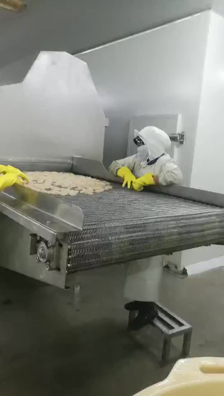 shrimp blanchine processing