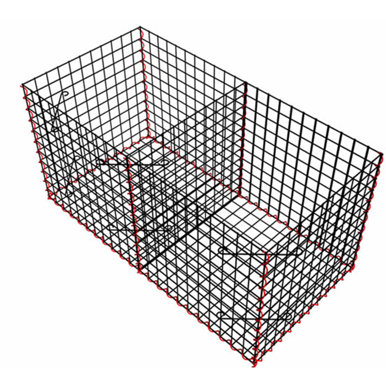 Schweiß Gabion Stützmauer1