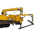 Sepcial Qingshan Vessel railway wagons Dedicated lorry crane1