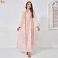 لباس شب زنانه لوکس یونی نیو دبی گلدوزی گلدوزی Abaya Muslim Beaded Kaftans Woman 20261