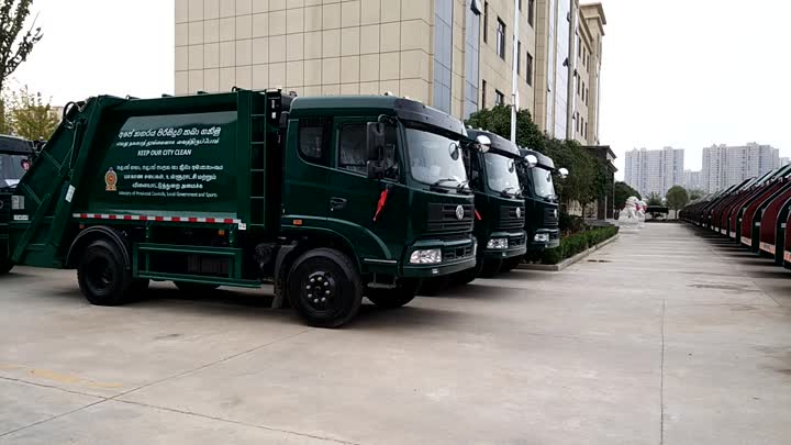 10 m3 Garbage Compactor Trucks.mp4