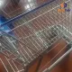 Panier d&#39;achat américain de supermarché en métal