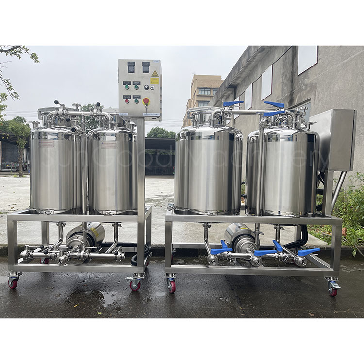 CIP clean in place system for brewery distillery