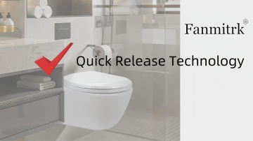Fanmitrk Quick Release Toilet Seat 
