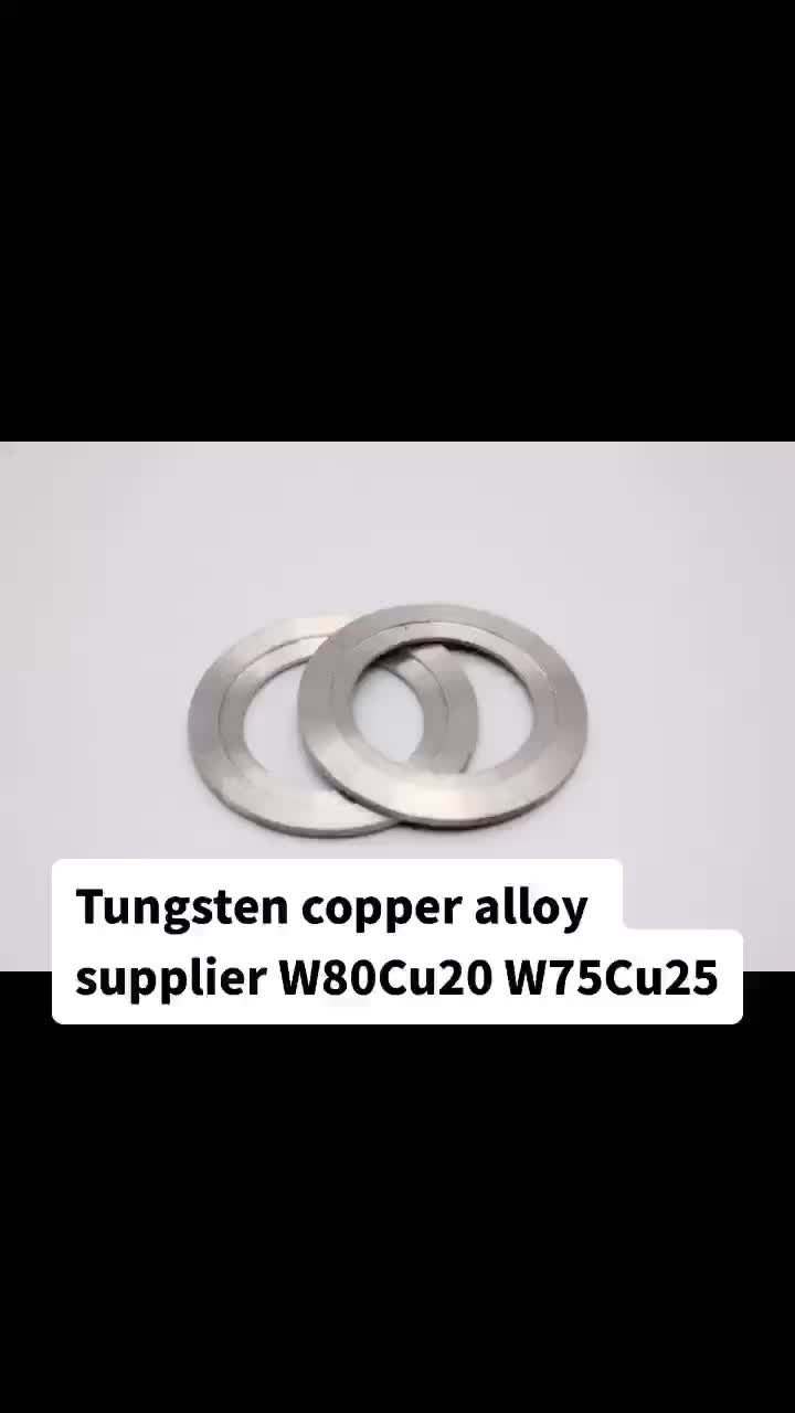 Tungsten copper alloy supplier