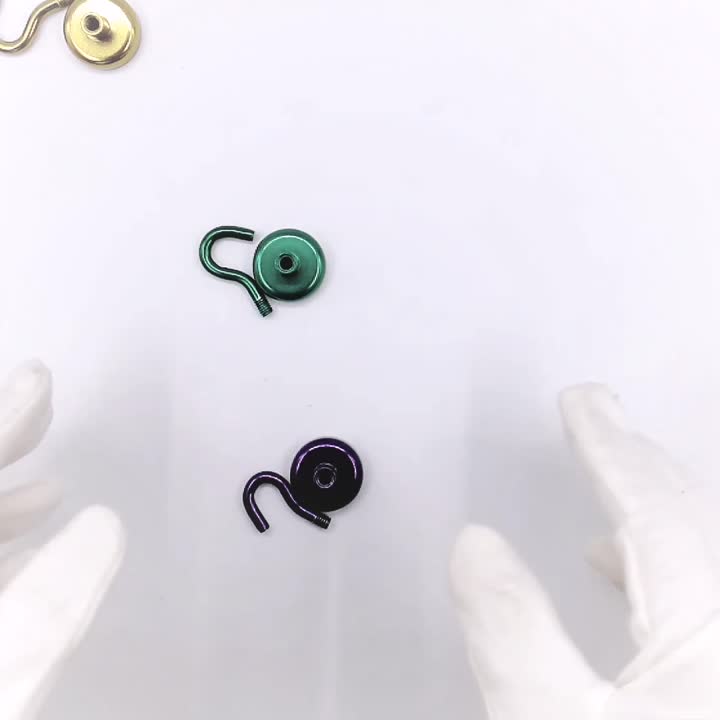 2.09violet neodymium magnet hooks.mp4