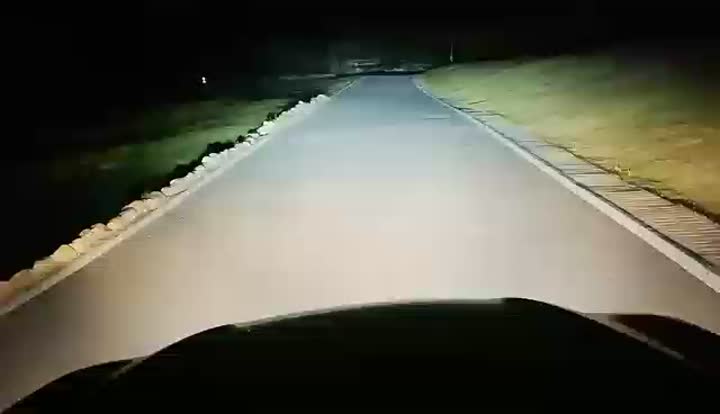 faróis de vídeo LED