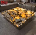 Natural Stone Onyx Luxury Coffee Side Kitchen Island Dining Table & Bathroom Countertop for Villas and Hotels1