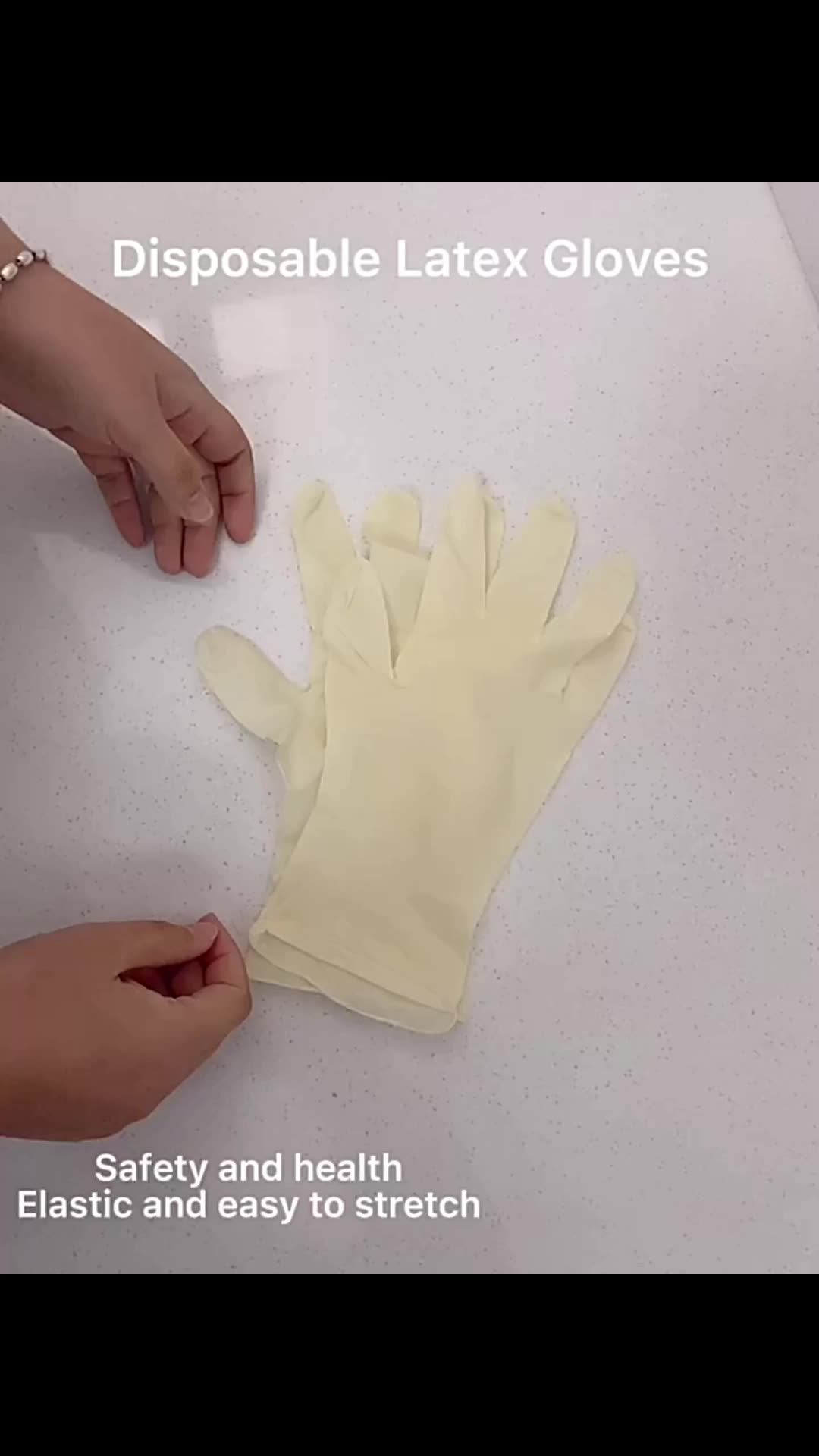 Gants de main en caoutchouc de latex en chine gants en poudre en latex pour industriel1